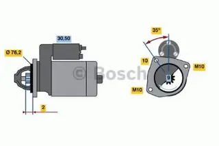 Produktfoto för Startmotor Bosch