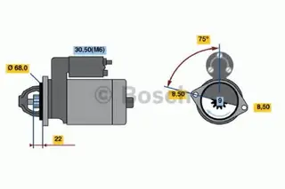 Produktfoto för Startmotor Bosch
