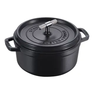 Produktfoto för Staub Buster+Punch rund gryta 24 cm, stålknopp