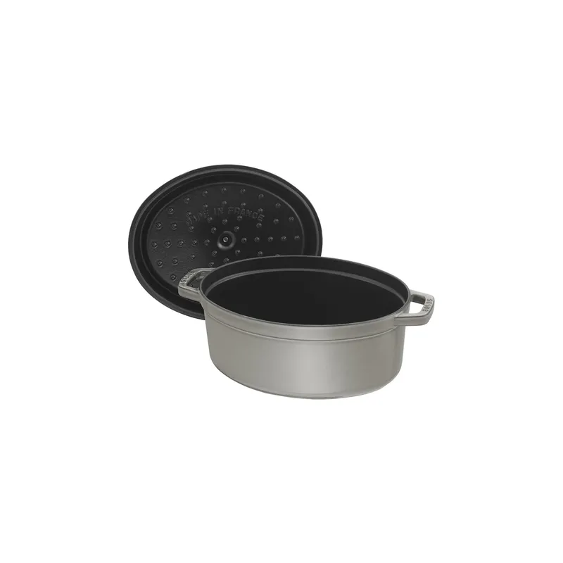 Bild 3 för Staub Cocotte - 29 cm - 4.2 L Graphite Gray