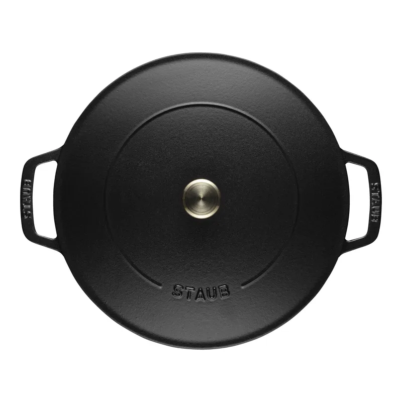 Bild 4 för Staub Cocotte Chistera traktörgryta 24 cm 2,4 liter, svart