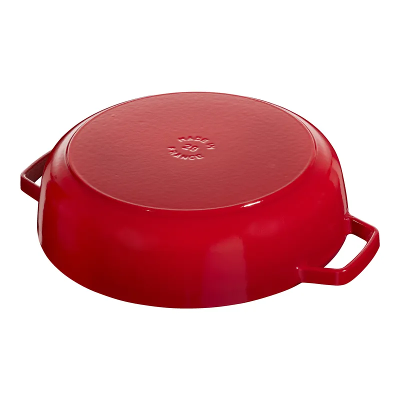 Bild 3 för Staub Cocotte Chistera traktörgryta 28 cm 3,7 liter, röd