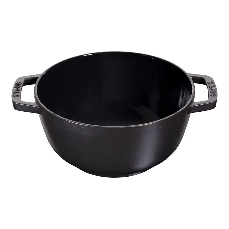 Bild 2 för Staub Fondue set 18 cm svart med blank insida