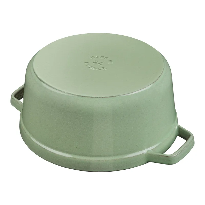 Bild 5 för Staub Gjutjärnsgryta 24 cm, salviagrön
