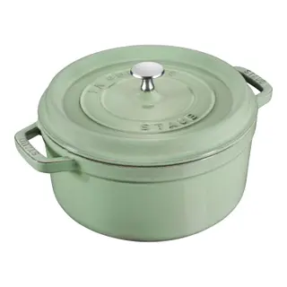 Produktfoto för Staub Gjutjärnsgryta 26 cm, salviagrön
