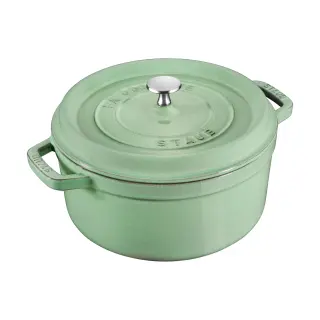 Produktfoto för Staub Gjutjärnsgryta 26 cm, salviagrön