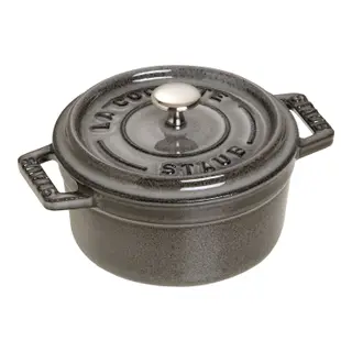 Produktfoto för Staub - Gryta 0,25 L rund Grå