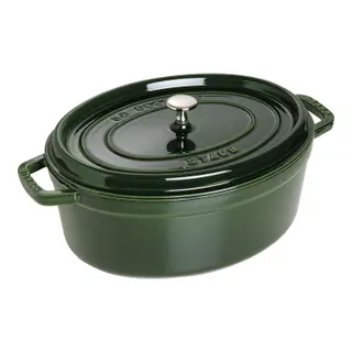 Produktfoto för Staub - Gryta 6,7 L oval Grön