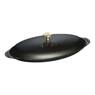 Produktfoto för Staub La Cocotte Fiskform/Fat Oval Svart 31 cm 0,7 l