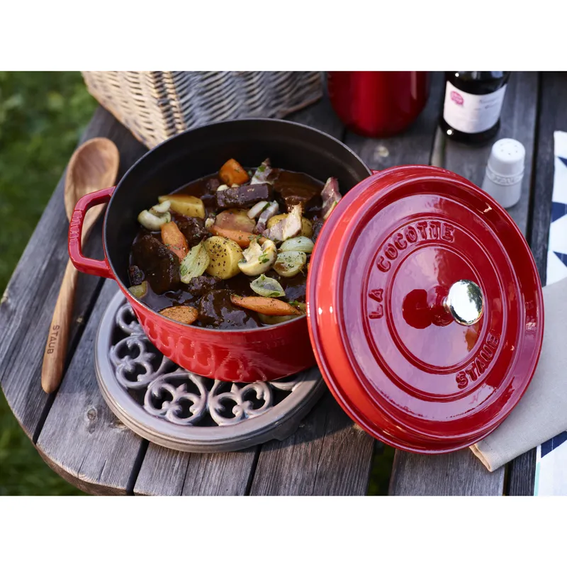 Bild 3 för Staub La Cocotte Grytunderlägg Lilly Grå