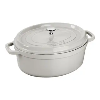 Produktfoto för Staub - La cocotte Oval Gryta 5,5L White Truffle
