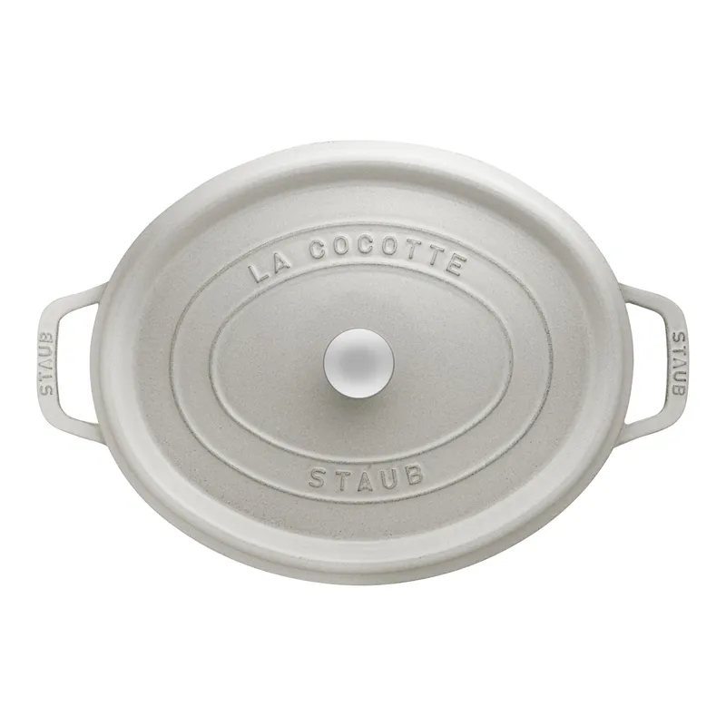 Bild 3 för Staub - La cocotte Oval Gryta 5,5L White Truffle