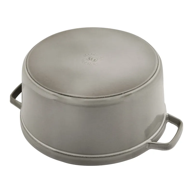 Bild 5 för Staub La Cocotte Rund Gryta Grå 20 cm 2,2 l