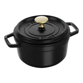 Produktfoto för Staub La Cocotte Rund Gryta Svart 16 cm 1,2 l