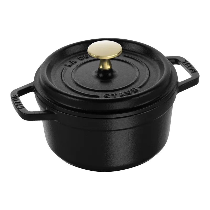 Bild 1 för Staub La Cocotte Rund Gryta Svart 16 cm 1,2 l