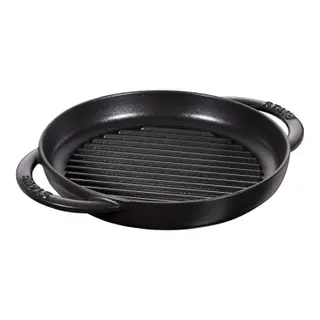 Produktfoto för Staub Pure Grill Grillpanna Rund 22 cm, Svart
