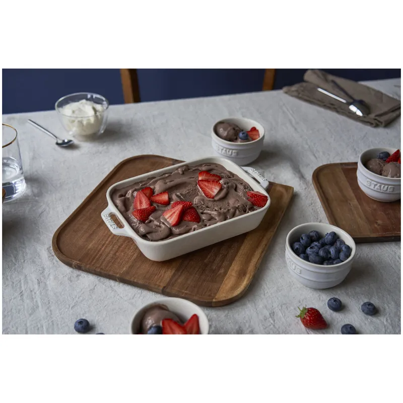 Bild 3 för Staub Rektangulär Ugnsfast Form 20 x 16 cm, Vit