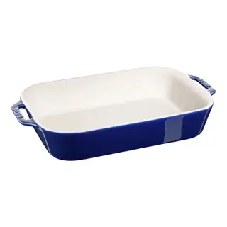 Produktfoto för Staub Rektangulär Ugnsform 34 x 24 cm Blå