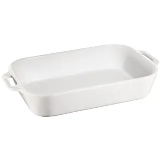 Produktfoto för Staub Rektangulär Ugnsform 34 x 24 cm Vit