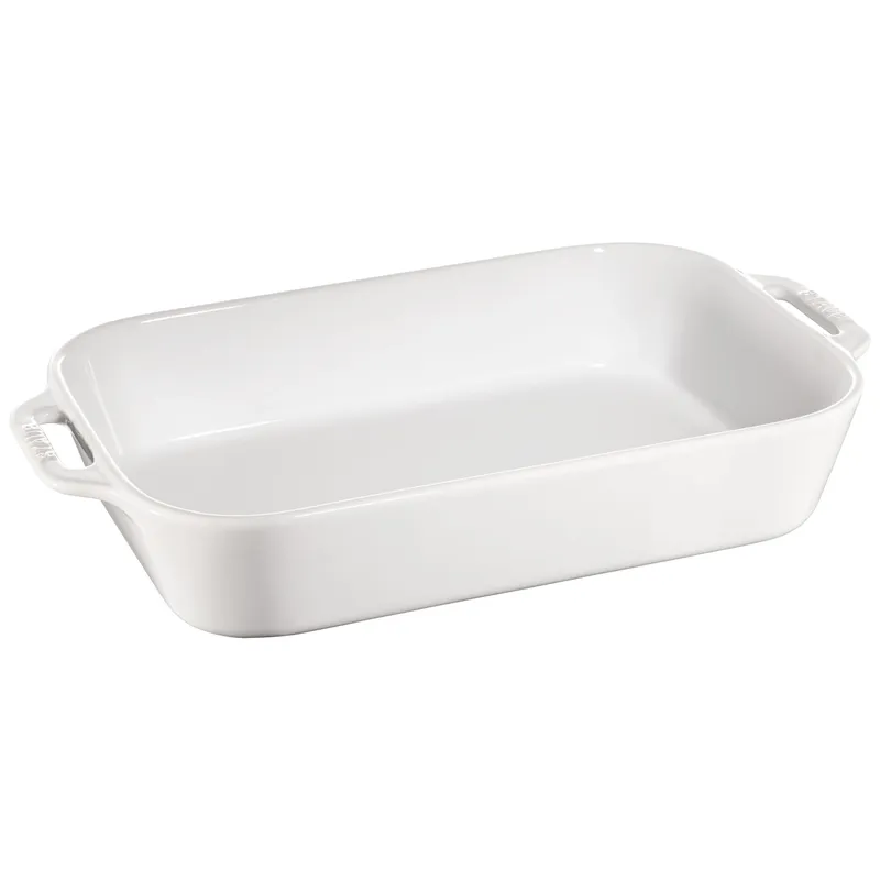 Bild 1 för Staub Rektangulär Ugnsform 34 x 24 cm Vit
