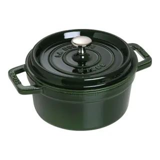 Produktfoto för Staub Rund Gryta 22 cm 2,6 liter Basilikagrön