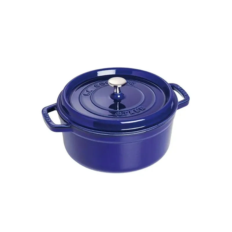 Alternativ bild 0 för Staub Rund Gryta 24 cm 3,8 liter Blå