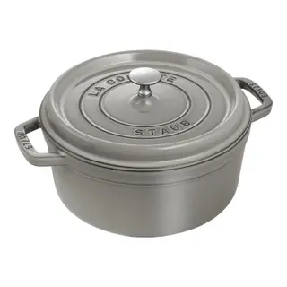 Produktfoto för Staub Rund Gryta 24 cm 3,8 liter Grafit