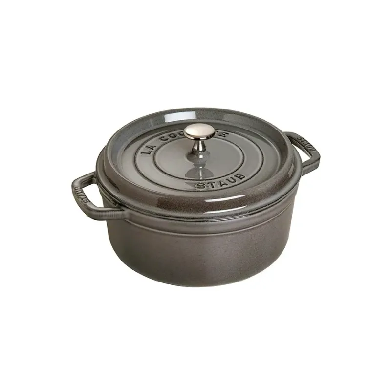Alternativ bild 0 för Staub Rund Gryta 24 cm 3,8 liter Grafit