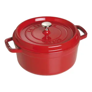Produktfoto för Staub Rund Gryta 24 cm 3,8 liter Röd