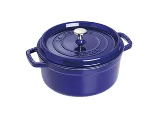 Produktfoto för Staub Rund Gryta 26 cm 5,2 liter Blå