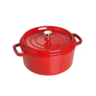 Produktfoto för Staub Rund Gryta 26 cm 5,2 liter Röd