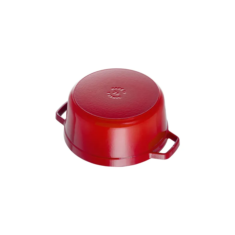 Bild 2 för Staub Rund Gryta 26 cm 5,2 liter Röd