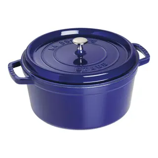 Produktfoto för Staub Rund Gryta 28 cm 6,7 liter Blå