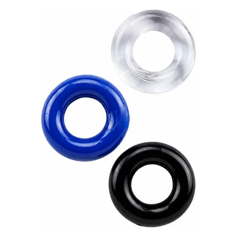 Bild 1 för Stay Hard Donut Cockrings 3-pack