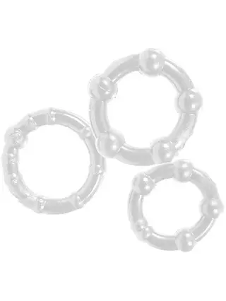Produktfoto för STAY HARD - THREE RINGS - CLEAR