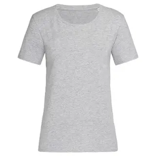 Produktfoto för Stedman Claire Relaxed Women Crew Neck Gråmelerad ringspunnen bomull Medium Dam