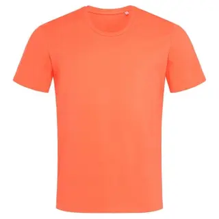 Produktfoto för Stedman Clive Relaxed Men Crew Neck Aprikos ringspunnen bomull Medium Herr