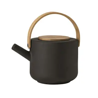 Produktfoto för Stelton Theo tekanna, 1,25 l, svart
