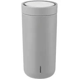 Produktfoto för Stelton To Go Click d. steel 0,4 l. - soft light grey