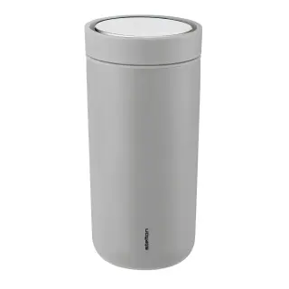 Produktfoto för Stelton To Go Click d. steel 0,4 l. - soft light grey