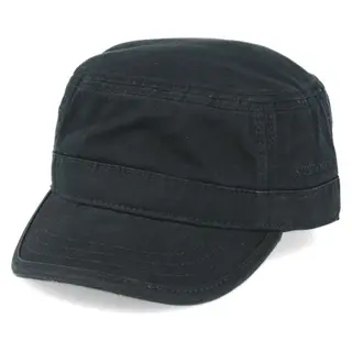 Produktfoto för Stetson - Svart army Keps - Army Cotton Black Fitted @ Hatstore