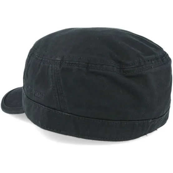 Bild 2 för Stetson - Svart army Keps - Army Cotton Black Fitted @ Hatstore