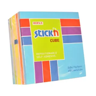 Produktfoto för Stick'n Neonkub 76x76 400 Blad Blå