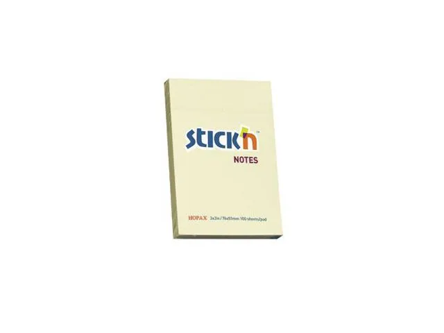 Alternativ bild 0 för Stick'N Notes STICK`N 51x76mm gul