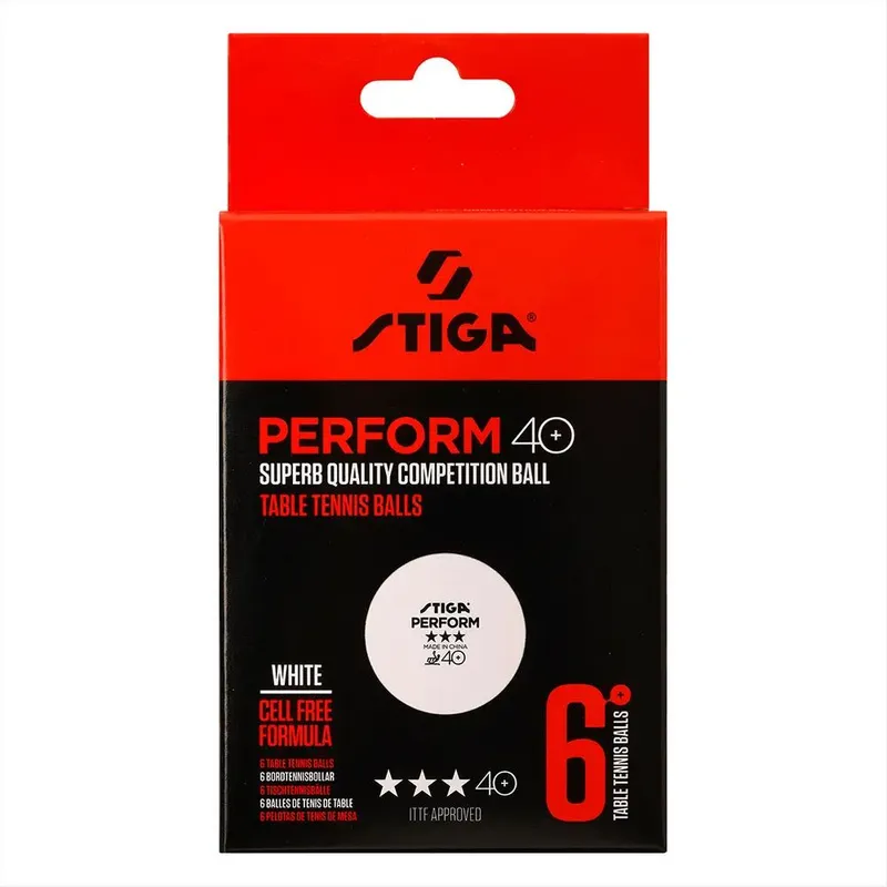 Bild 1 för Stiga Ball Tennis Training Perform 3-Star 6Pcs
