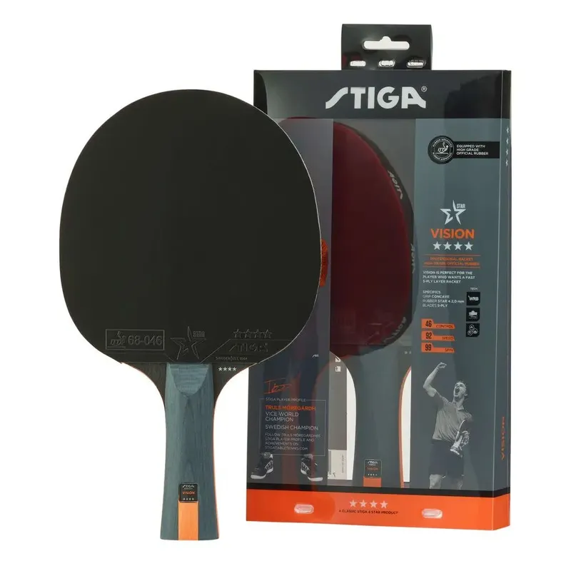 Bild 2 för STIGA Bat Vision 4-Star, Bordtennisracket