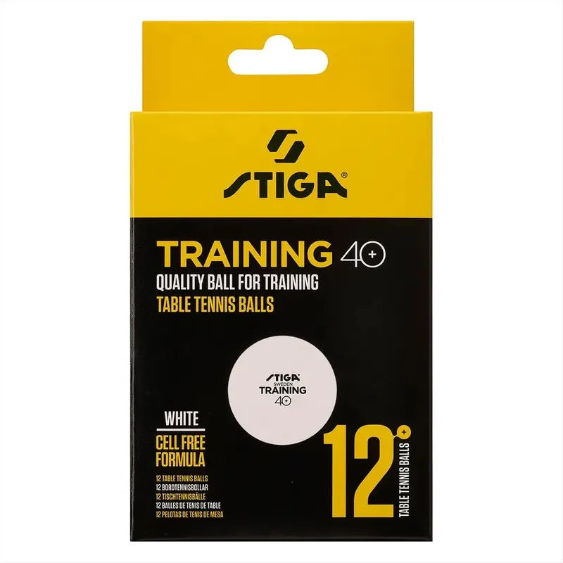 Bild 1 för STIGA Training 40+ Pingisboll 12-pack (Vit)