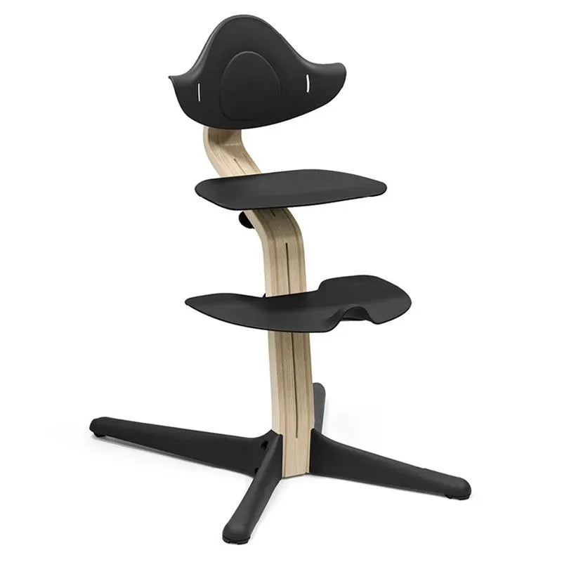Alternativ bild 0 för Stokke Nomi matstol, natur black