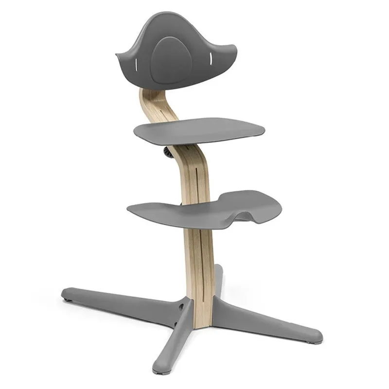 Alternativ bild 0 för Stokke Nomi matstol natur, grey