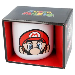 Produktfoto för Stor - CERAMIC BREAKFAST MUG 400 ML IN GIFT BOX SUPER MARIO